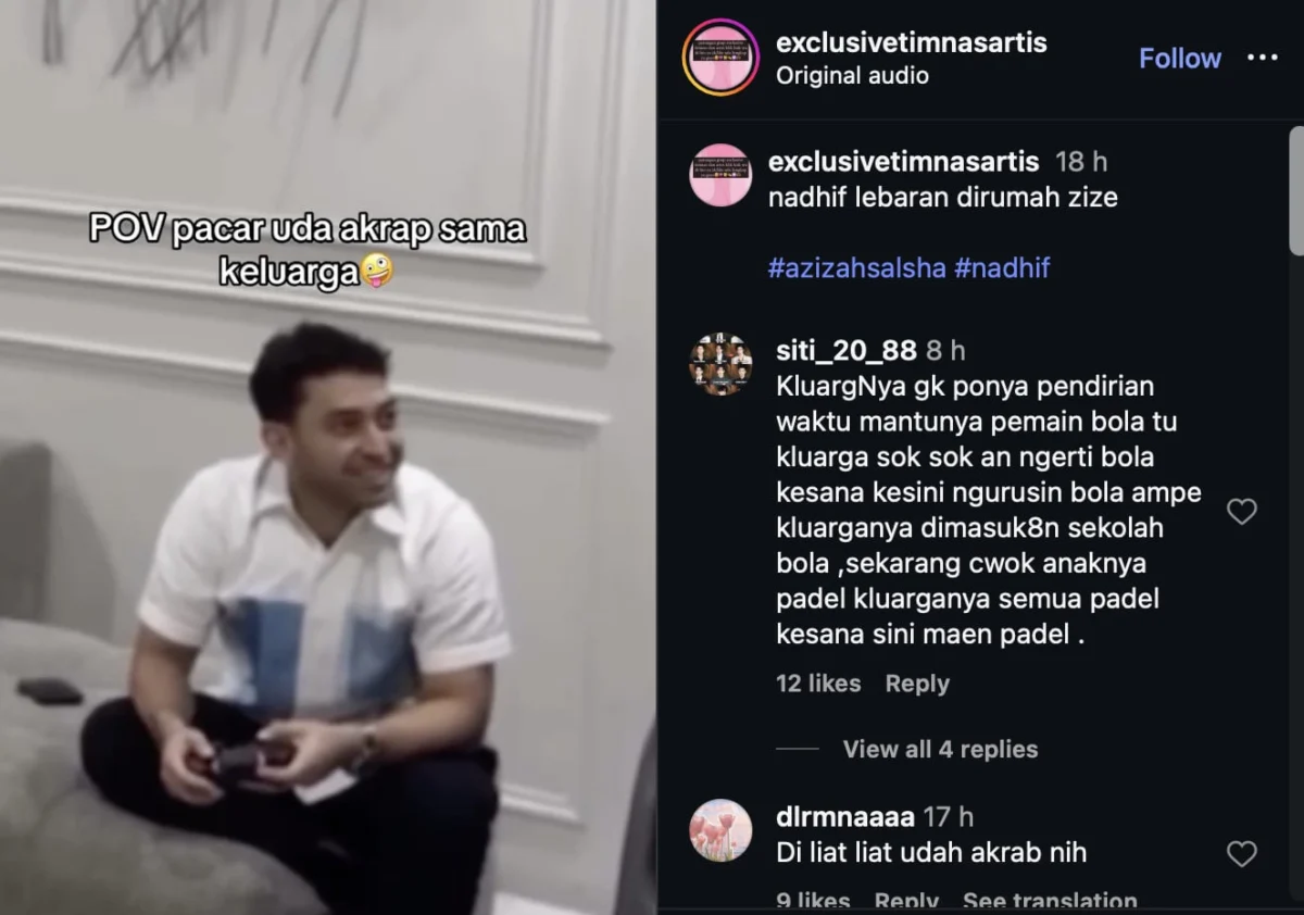 Nadif Zahiruddin’s Presence at Azizah Salsha’s Family Lebaran Gathering Signals Growing Relationship Seriousness Amid Public Interest