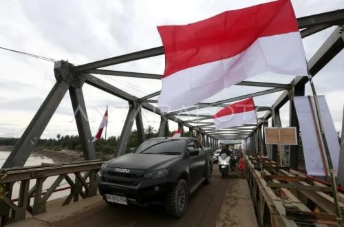 Rekayasa Lalu Lintas Satu Arah Diterapkan di Jembatan Darurat Bireuen
