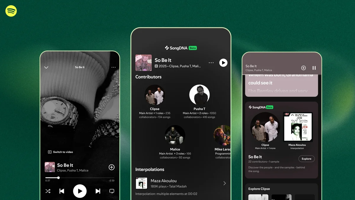 Spotify Unveils SongDNA: A Deep Dive into Musical Creation for Premium Users