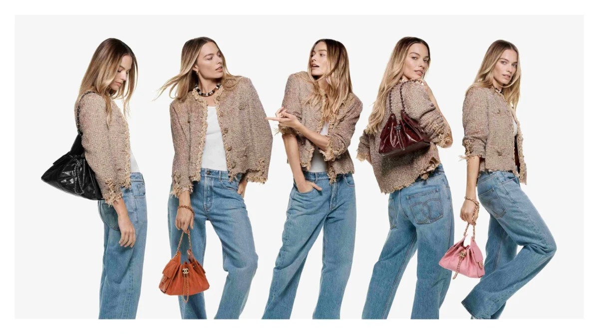 Chanel 25 Handbag Campaign: A Visionary Collaboration with Michel Gondry and Margot Robbie, Featuring a Special Cameo by Kylie Minogue