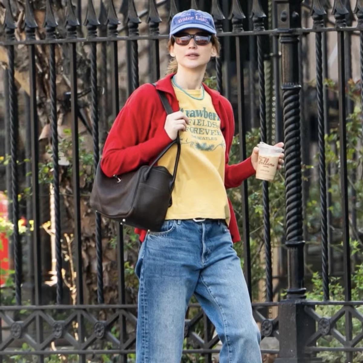 Jennifer Lawrence Embraces High-Low Style with a Bold Primary Color Palette