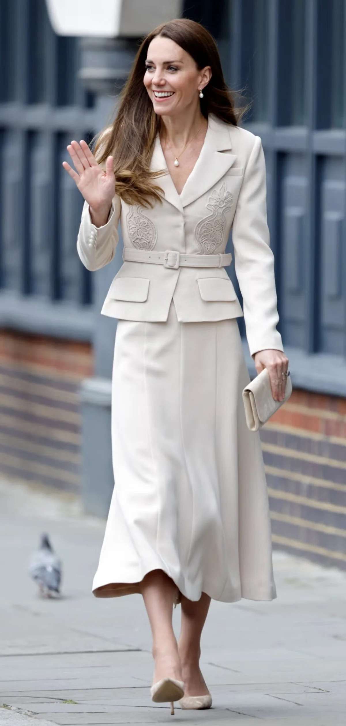 Kate Middleton Rewears Beloved Self-Portrait Dress with Queen Elizabeth’s Heirloom Jewelry for Easter Service