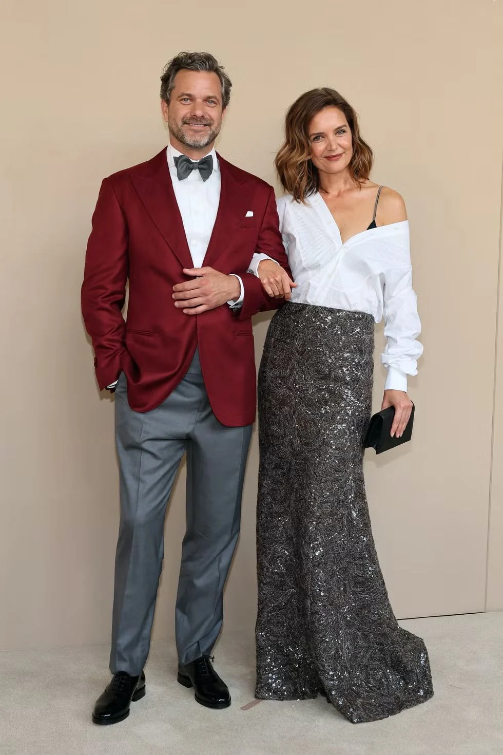 Katie Holmes and Joshua Jackson Host a Heartwarming Reunion in Formal Attire at the Brunello Cucinelli Documentary Premiere