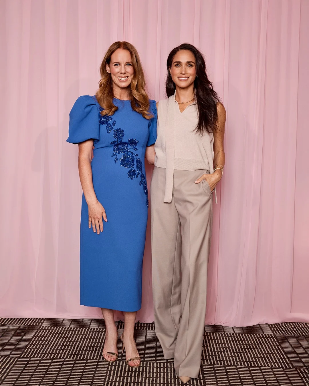 Meghan Markle Champions Australian Design with Chic All-Beige Ensemble During Podcast Appearance