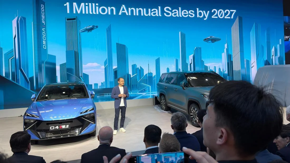 Omoda O4 Makes Global Debut at Beijing Autoshow 2026 Showcasing Futuristic Design and Super Hybrid Technology