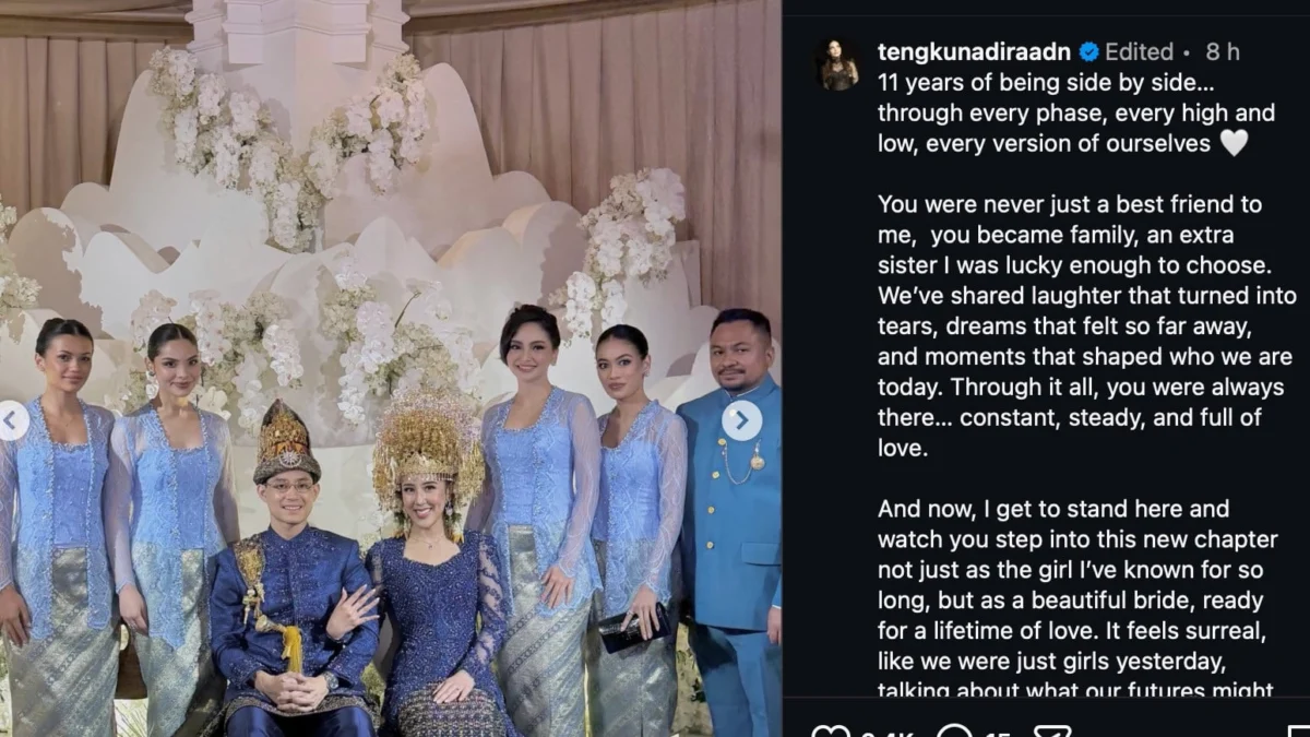 Teuku Rassya and Cleantha Islan Celebrate Nuptials in Elegant Jakarta Ceremony Following Six-Year Relationship