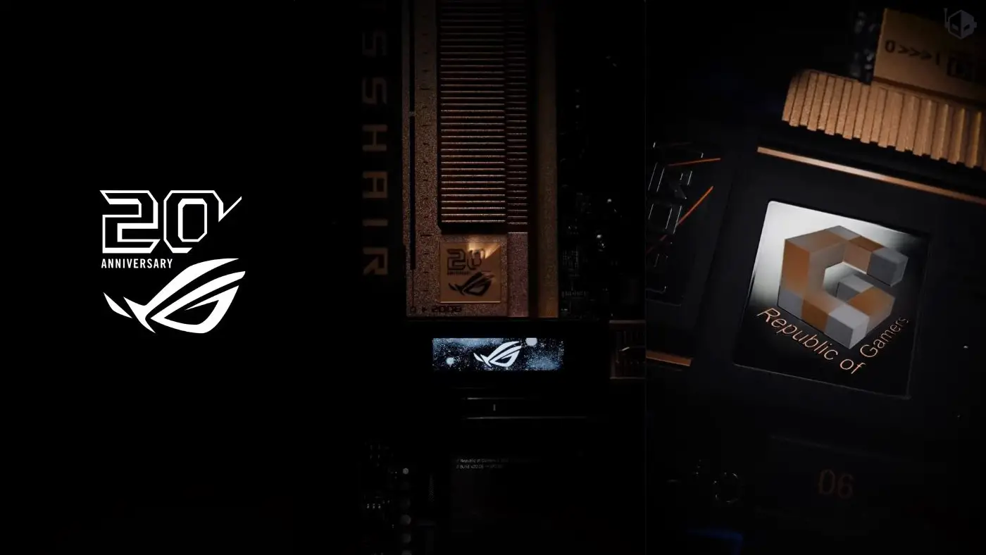 Asus Unveils Limited Edition ROG Motherboard to Commemorate 20 Years of Republic of Gamers Excellence