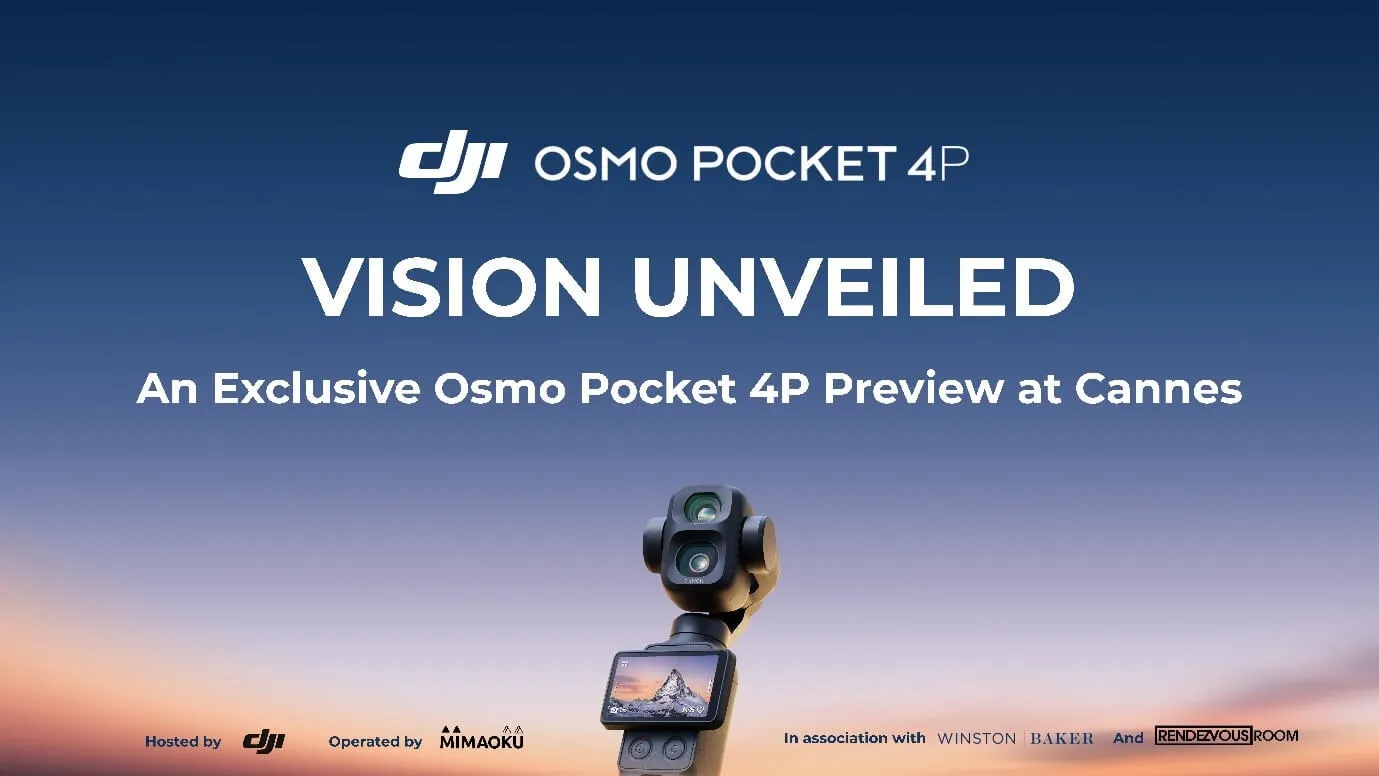 DJI Osmo Pocket 4P Unveiled at Cannes Film Festival, Targeting Professional Filmmakers with Enhanced Capabilities