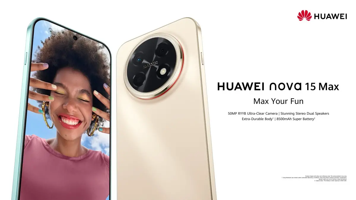 Huawei Nova 15 Max Set for Global Debut with Monumental 8,500mAh Battery
