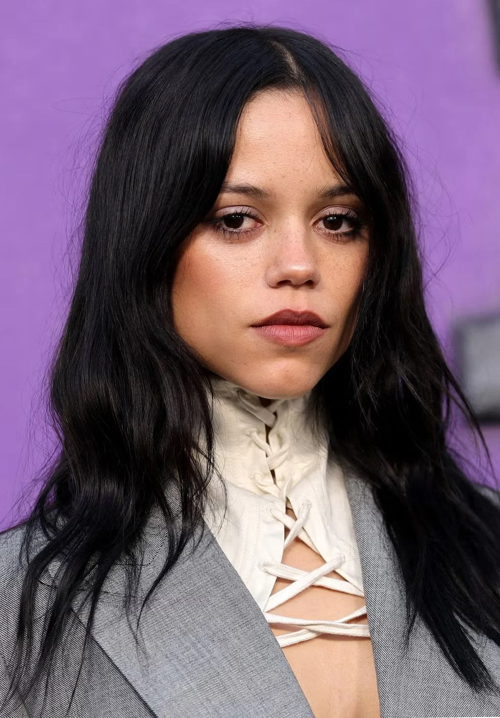 Jenna Ortega Reimagines Formal Wear with Edgy Alexander McQueen Ensemble at Wednesday FYC Event