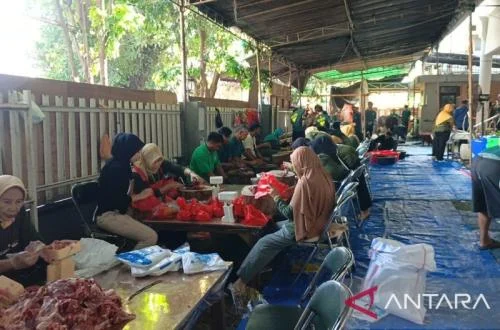Masjid At-Taqwa Palmerah Distributes 1,500 Qurban Meat Packages, Emphasizing Community Welfare and Halal Standards.