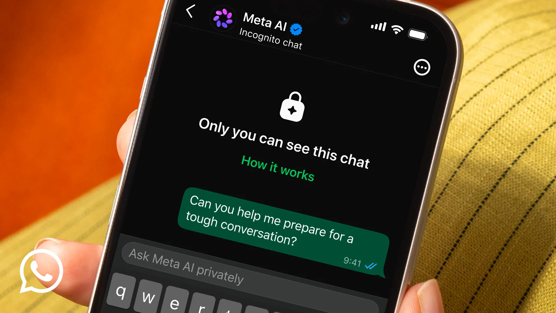 WhatsApp Introduces Incognito Chat for Meta AI Interactions, Elevating User Privacy in Conversational AI