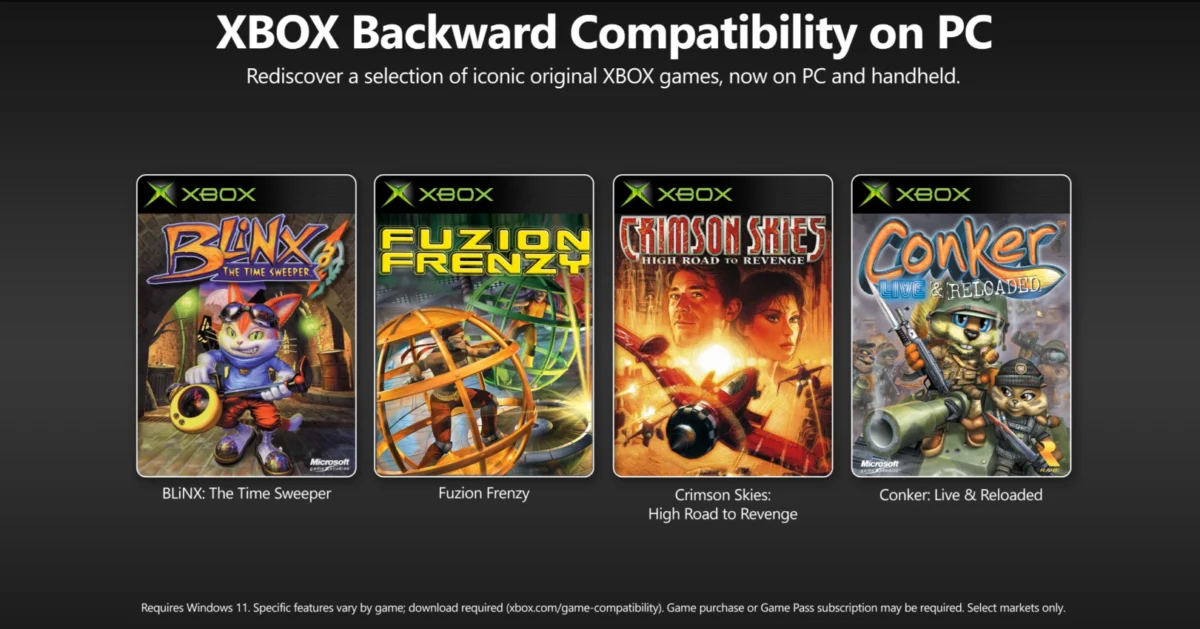 Microsoft Officially Brings Xbox Backward Compatibility to PC, Revitalizing Classic Games with Up to 4x Resolution Upscaling