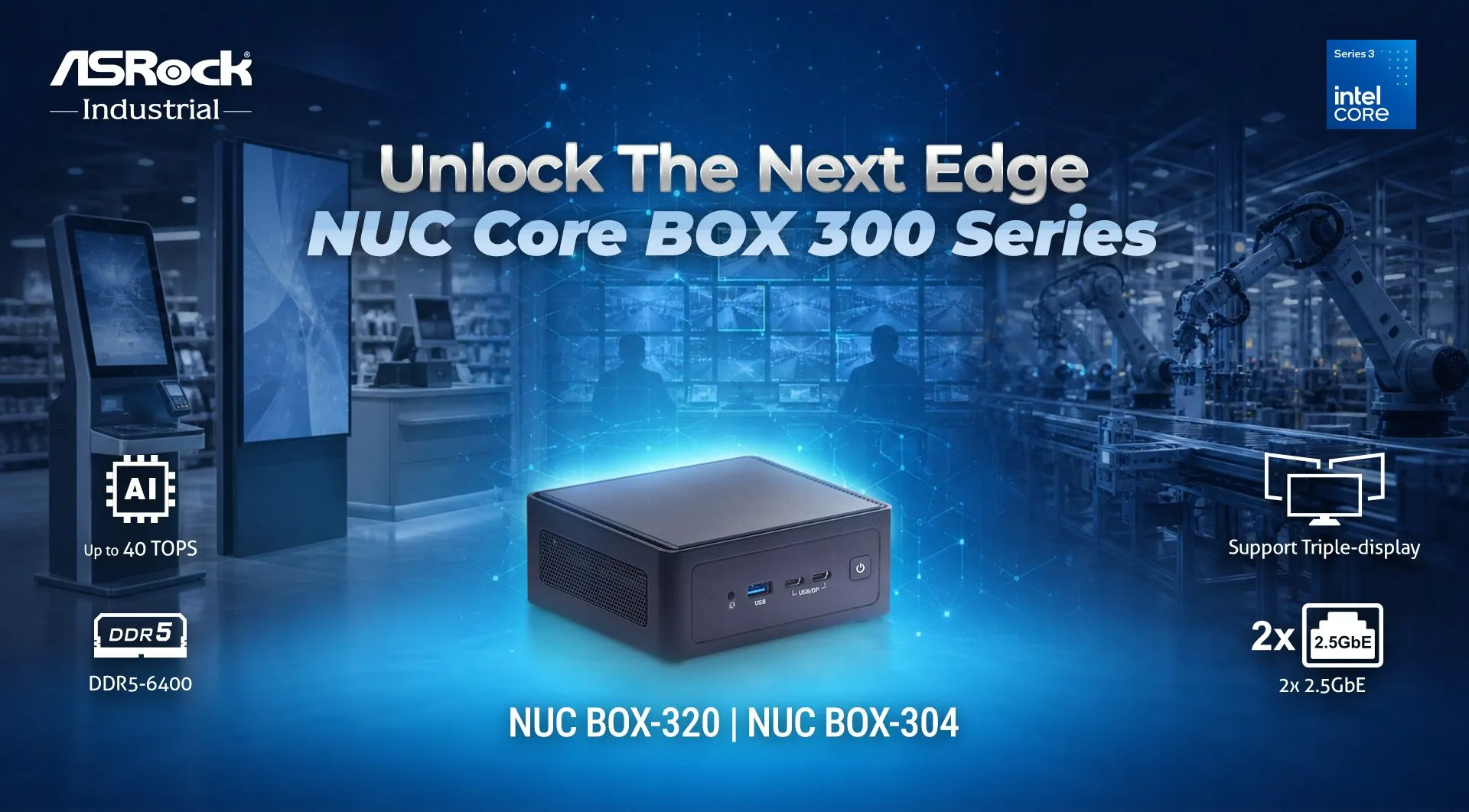 ASRock Officially Introduces NUC BOX 300 Series Mini PCs Powered by Intel Wildcat Lake Processors