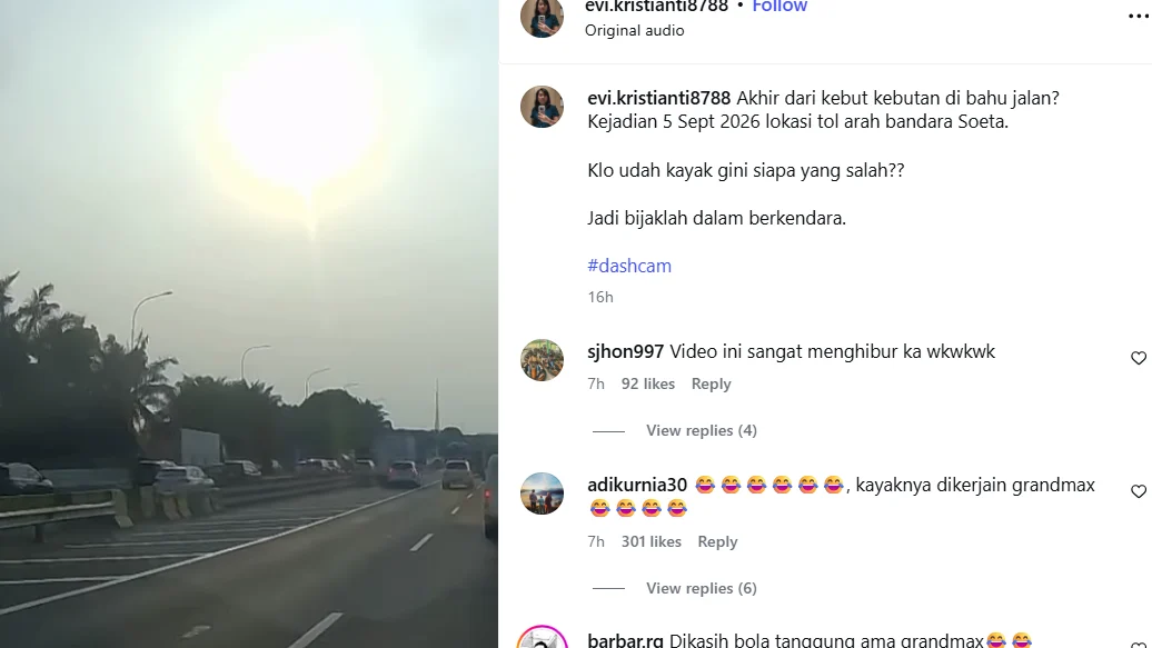 Toyota Veloz Crashes into Parked Truck on Airport Toll Road After Reckless Driving on the Shoulder