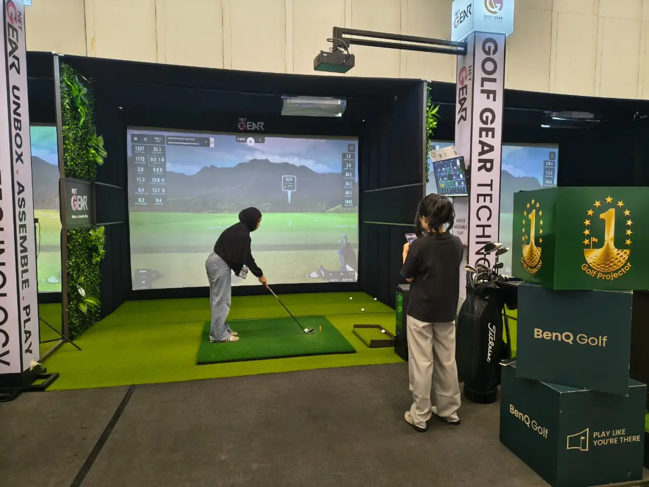 Net Gear Golf Introduces Portable Frame Simulator to Indonesia, Offering Hassle-Free Indoor Training Solutions