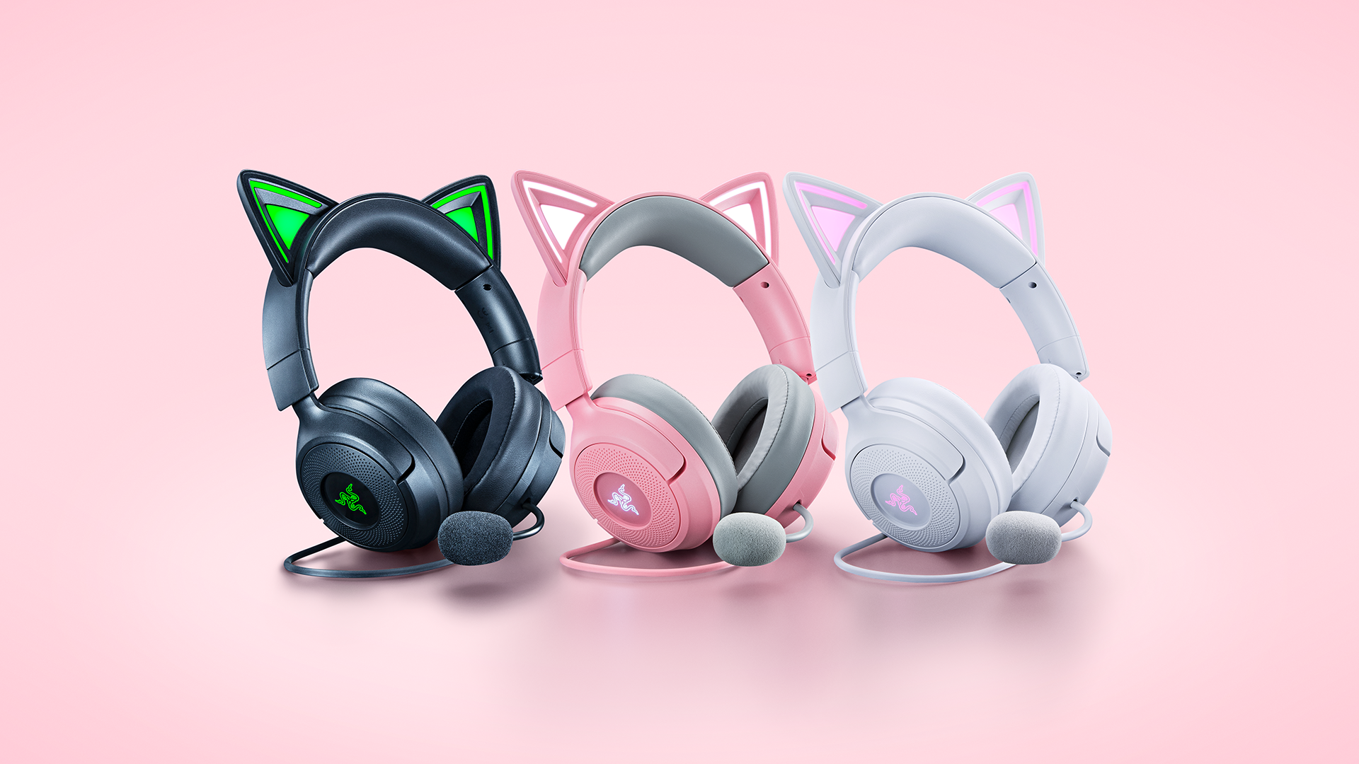 Razer Expands Its Popular Streaming Lineup with the Launch of the Kraken Kitty V3 Headset Featuring Interactive RGB Cat Ears