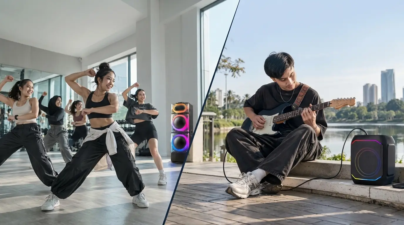 Sharp Expands Audio Portfolio in Indonesia with the Launch of High-Power Phantom and Portable Core Blast Party Speakers